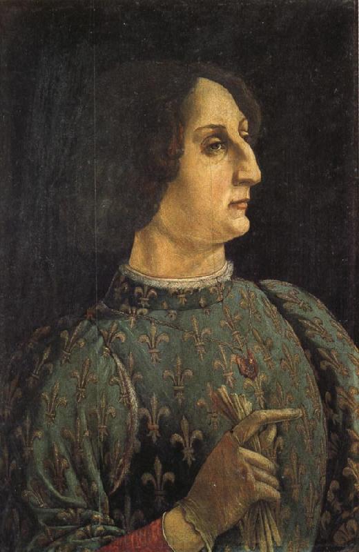 Piero pollaiolo Portrait of Galeazzo Maria Sforza Sweden oil painting art